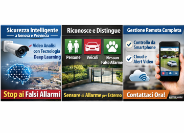 Antifurto per Esterno e Interno con Telecamere Hykon: Installazione Professionale a Genova e Provincia