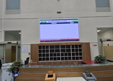 LEDWALL Installazione a Genova con prodotti Hikvision e Matrice Videoprocessore Novastar H2