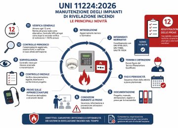 Sicurezza Antincendio a Genova: Come Cambia la Manutenzione IRAI con la Nuova Norma UNI 11224:2026 – Manutentori Certificati: La scadenza del 26 settembre 2026